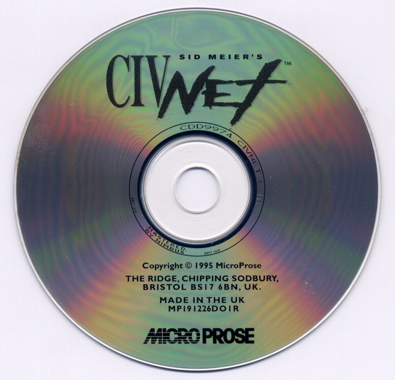 Media for Sid Meier's CivNet (Windows 3.x): v1.00
