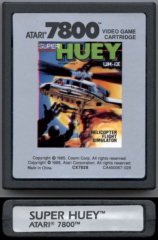 Media for Super Huey UH-IX (Atari 7800)