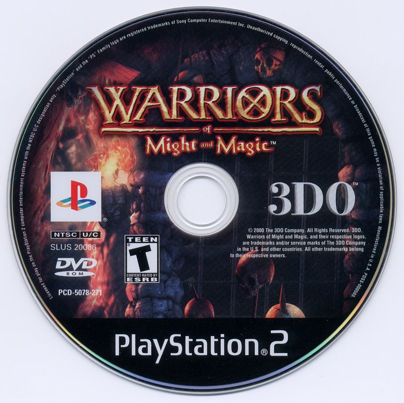 Media for Warriors of Might and Magic (PlayStation 2)