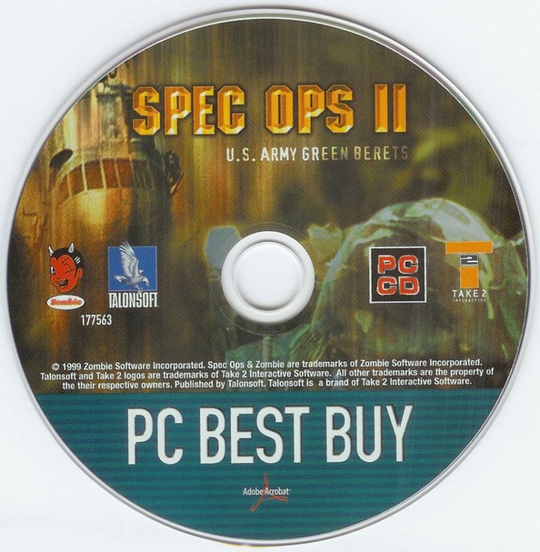 Media for Spec Ops II: Green Berets (Windows) (PC Best Buy release)