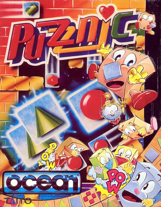 Front Cover for Puzznic (Commodore 64)