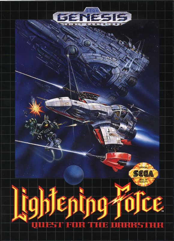 Front Cover for Lightening Force: Quest for the Darkstar (Genesis)