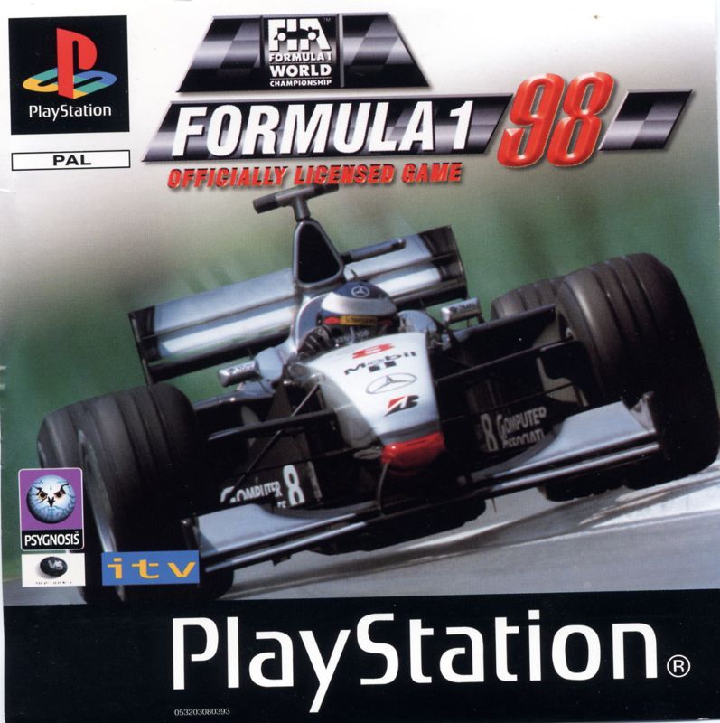 Front Cover for Formula 1 98 (PlayStation)