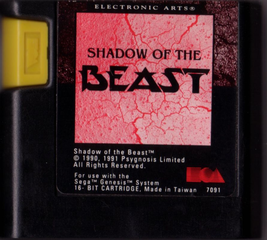 Media for Shadow of the Beast (Genesis)