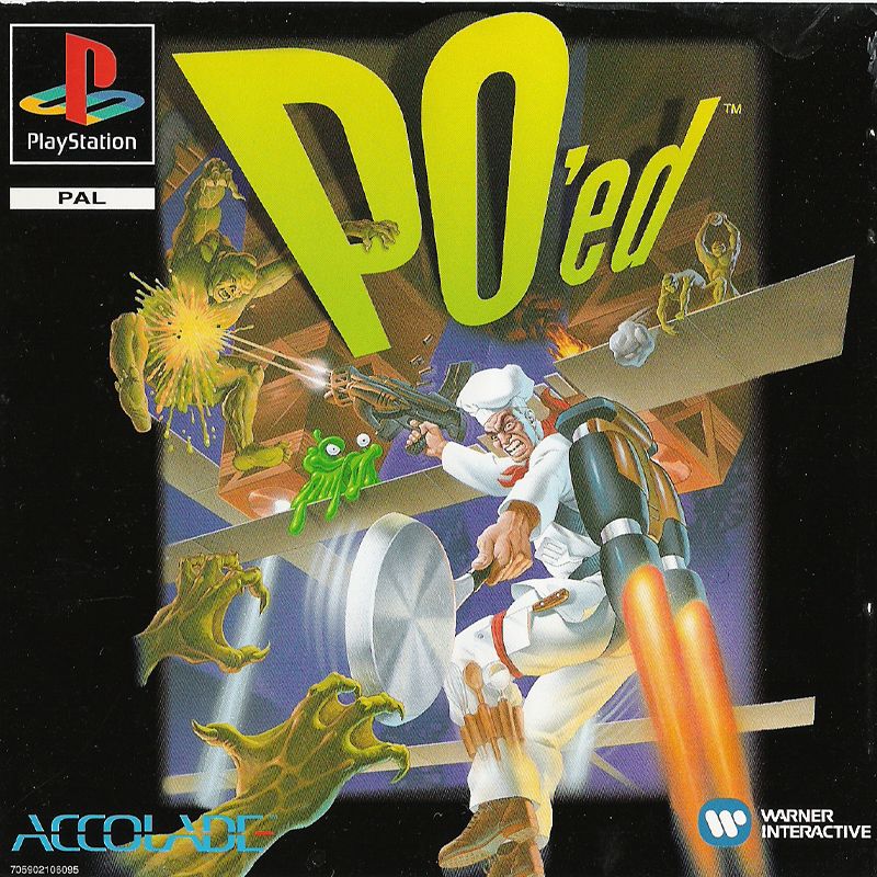 Front Cover for PO'ed (PlayStation)