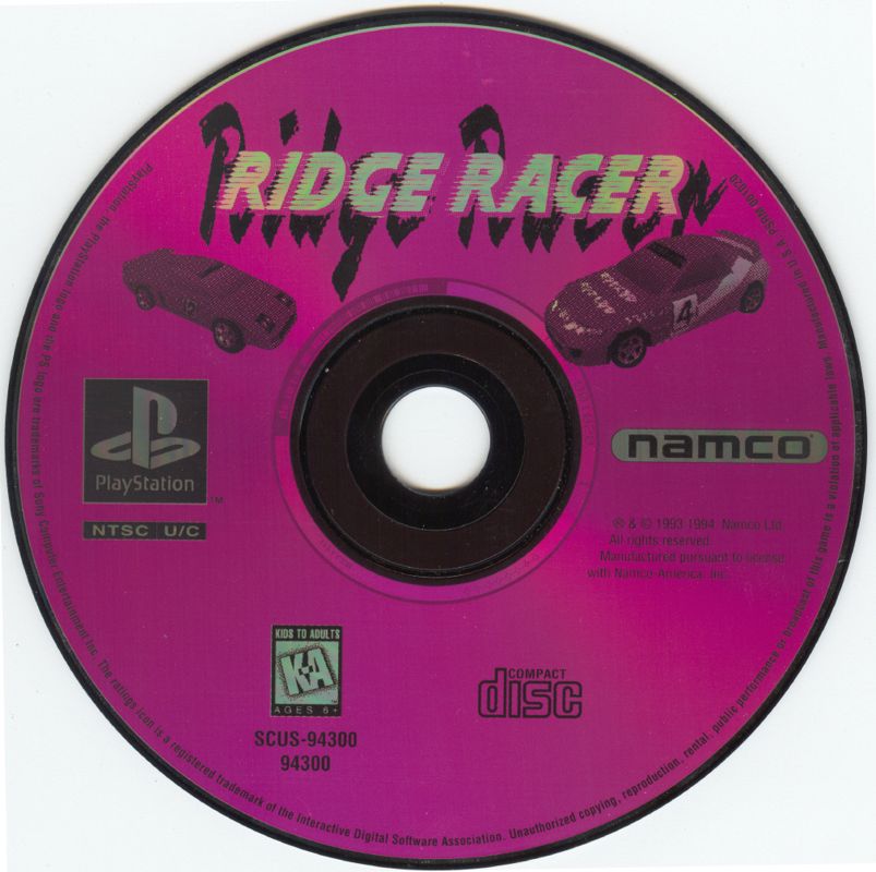 Media for Ridge Racer (PlayStation) (Bundled with the PlayStation)