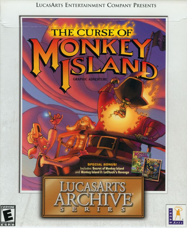 Front Cover for The Curse of Monkey Island (Windows) (LucasArts Archive Series release)