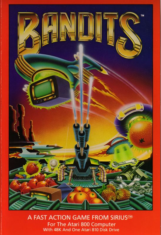 Front Cover for Bandits (Atari 8-bit)