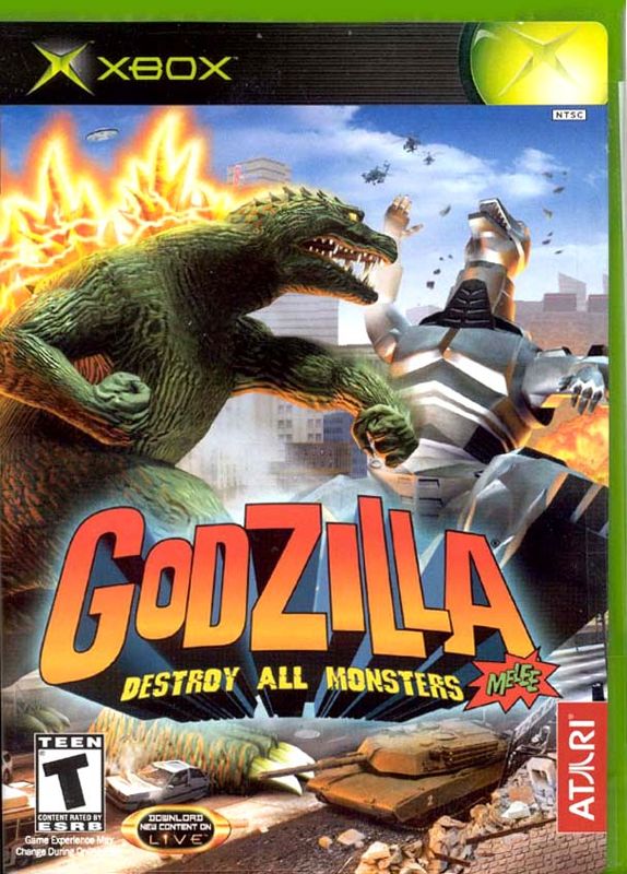 Front Cover for Godzilla: Destroy All Monsters Melee (Xbox)