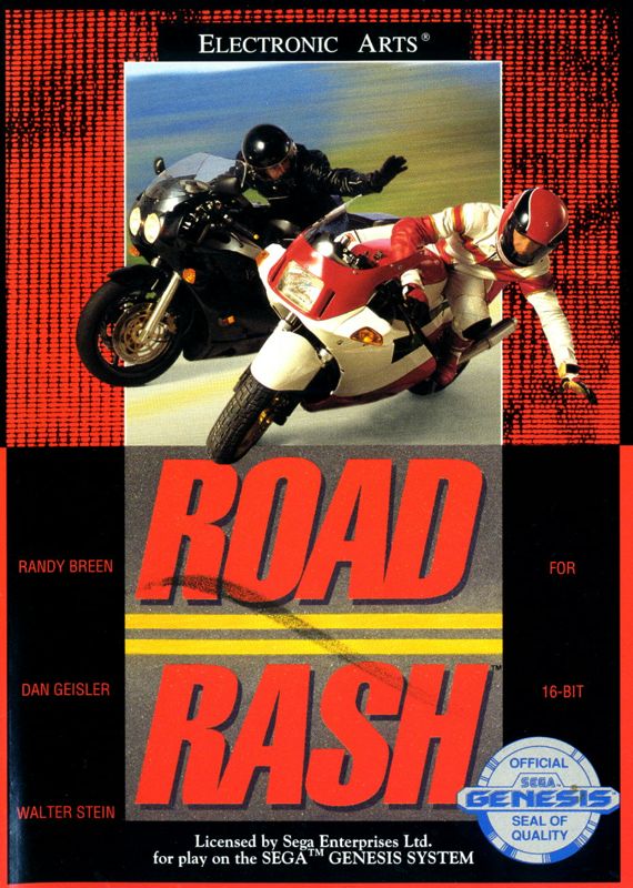Front Cover for Road Rash (Genesis)