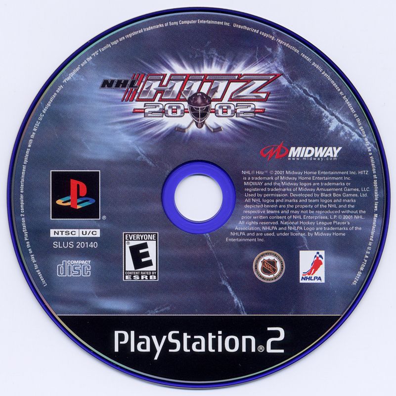 Media for NHL Hitz 20-02 (PlayStation 2)
