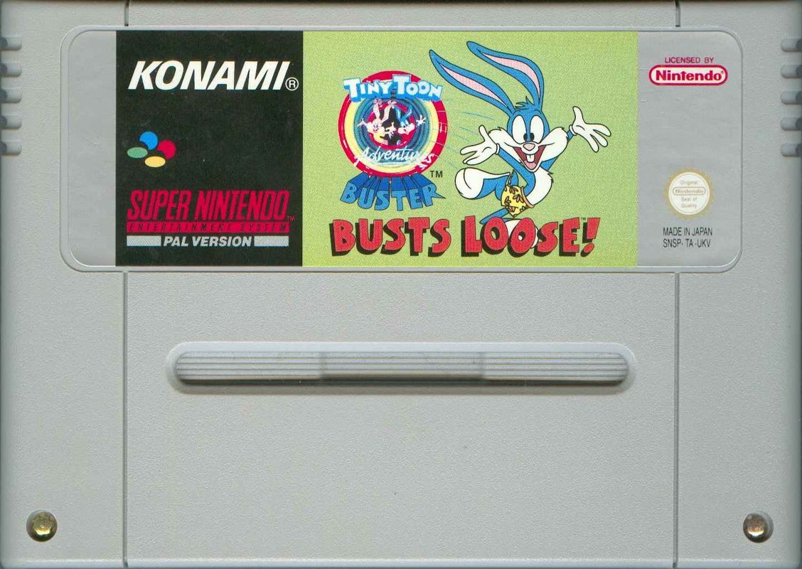 Tiny Toon Adventures Buster Busts Loose! cover or packaging material