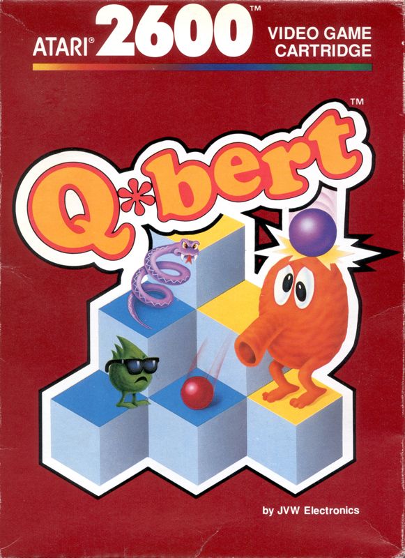 Front Cover for Q*bert (Atari 2600) (1988 release)