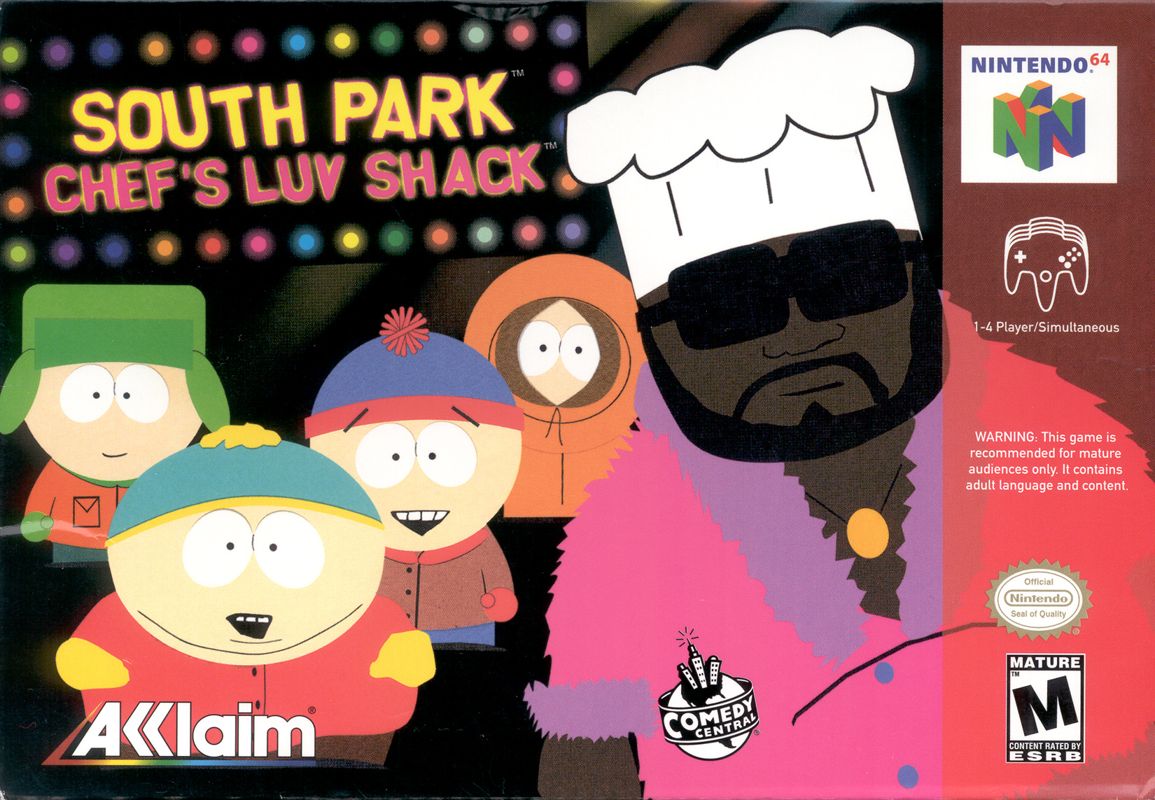 Front Cover for South Park: Chef's Luv Shack (Nintendo 64)