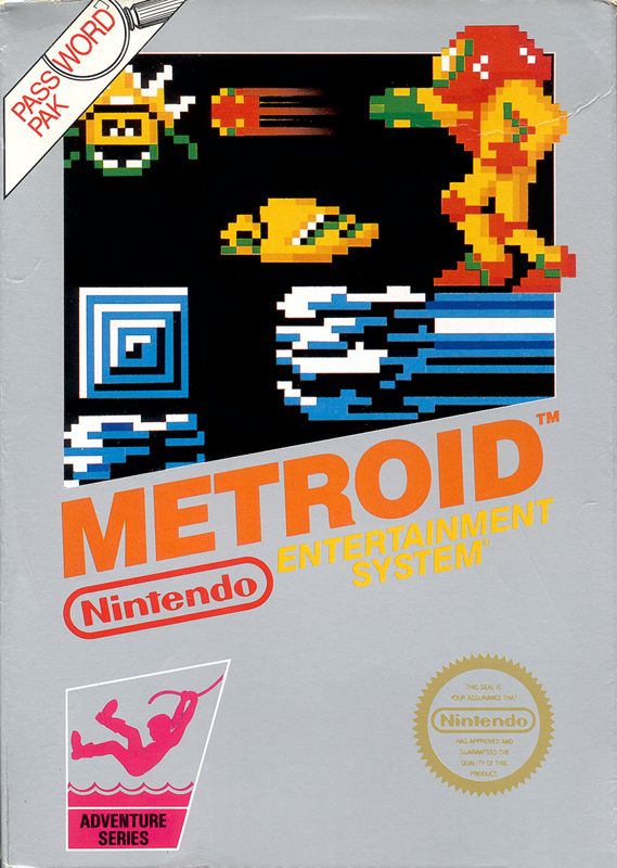 Front Cover for Metroid (NES) (First release)