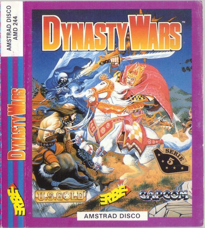Front Cover for Dynasty Wars (Amstrad CPC)