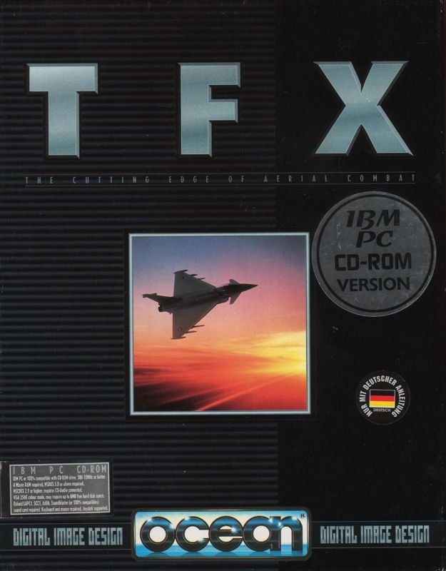 Front Cover for TFX (DOS) (CD-ROM release)