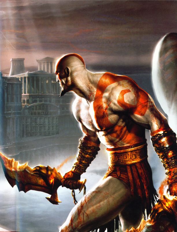 Inside Cover for God of War II (PlayStation 2) (Greatest Hits release): Right