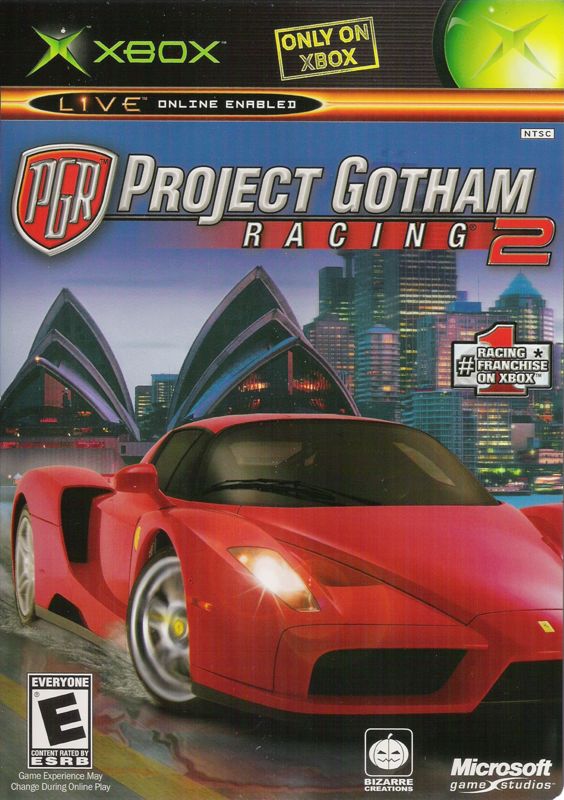 Front Cover for Project Gotham Racing 2 (Xbox)