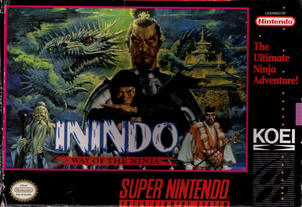 Front Cover for Inindo: Way of the Ninja (SNES)