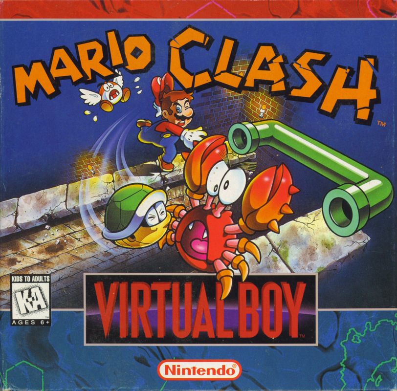 Front Cover for Mario Clash (Virtual Boy)