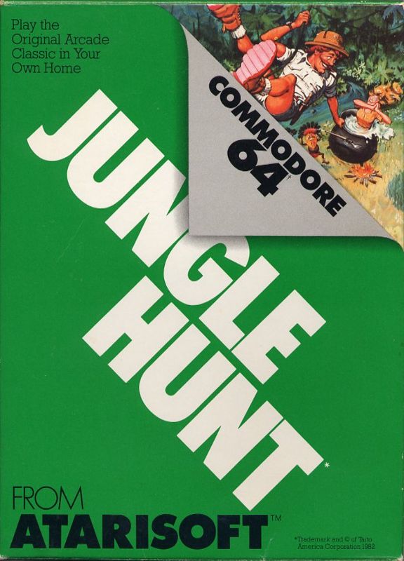 Front Cover for Jungle Hunt (Commodore 64)