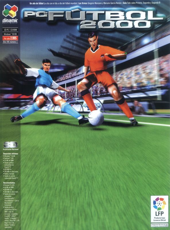 Front Cover for PC Fútbol 2000 (Windows)