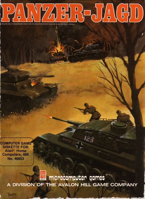 Front Cover for Panzer-Jagd (Atari 8-bit)