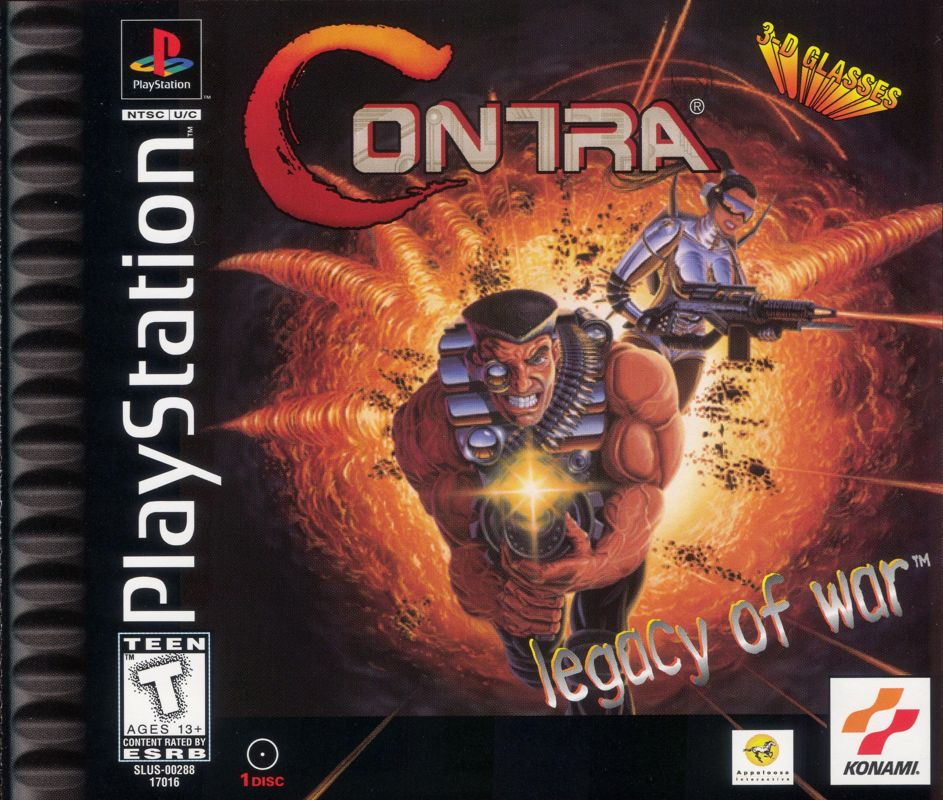 Front Cover for Contra: Legacy of War (PlayStation)