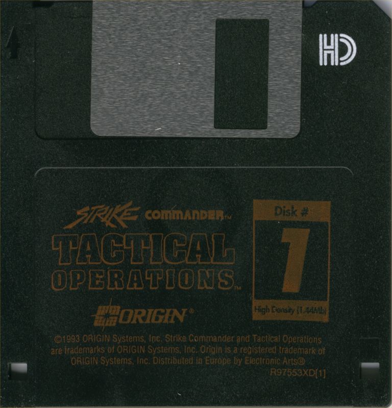 Media for Strike Commander: Tactical Operations (DOS): Disk 1