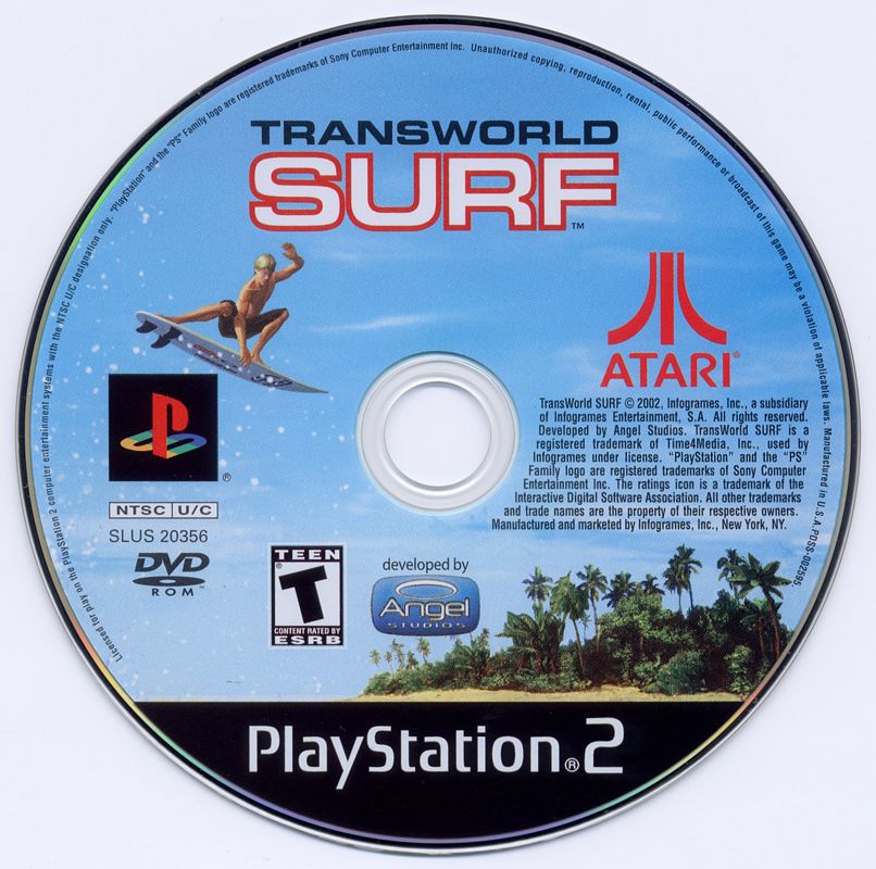 Media for TransWorld Surf (PlayStation 2)