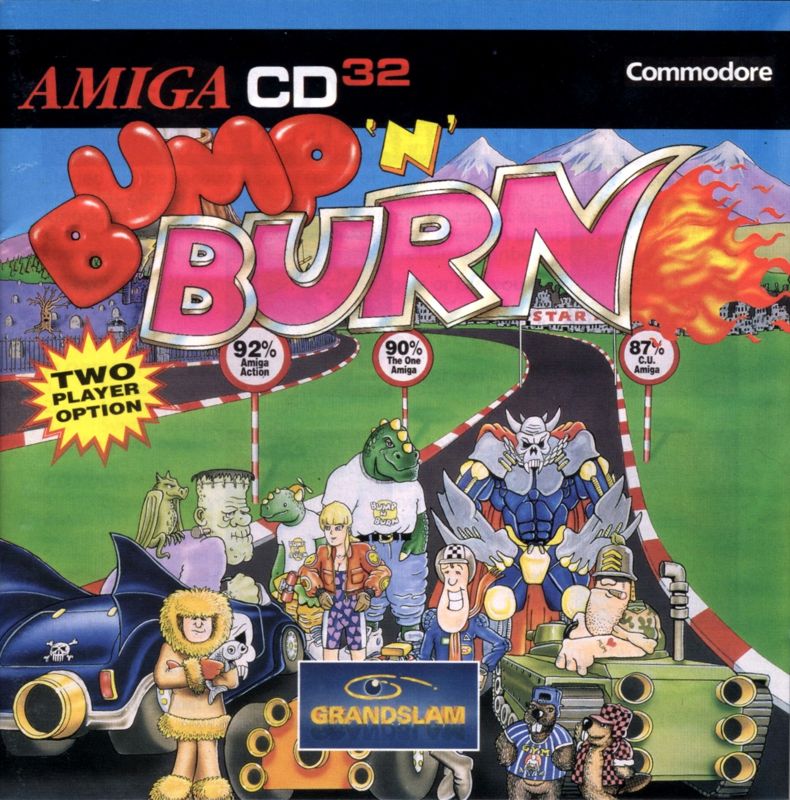 Front Cover for Bump 'N' Burn (Amiga CD32)