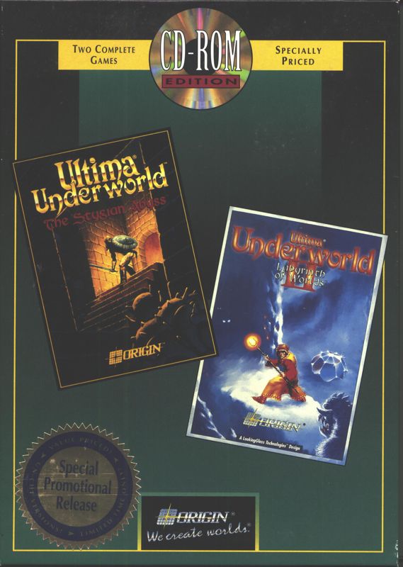 Front Cover for Ultima Underworld: The Stygian Abyss and Labyrinth of Worlds (DOS)