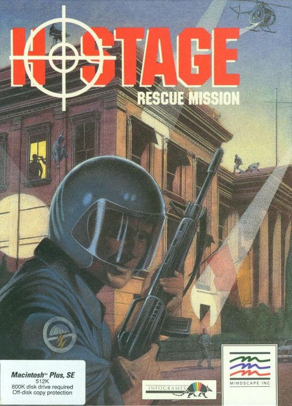 Front Cover for Hostage: Rescue Mission (Macintosh)