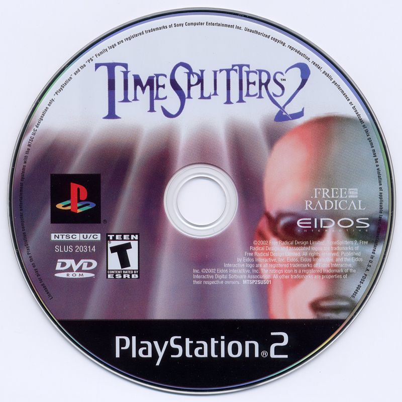 Media for TimeSplitters 2 (PlayStation 2)