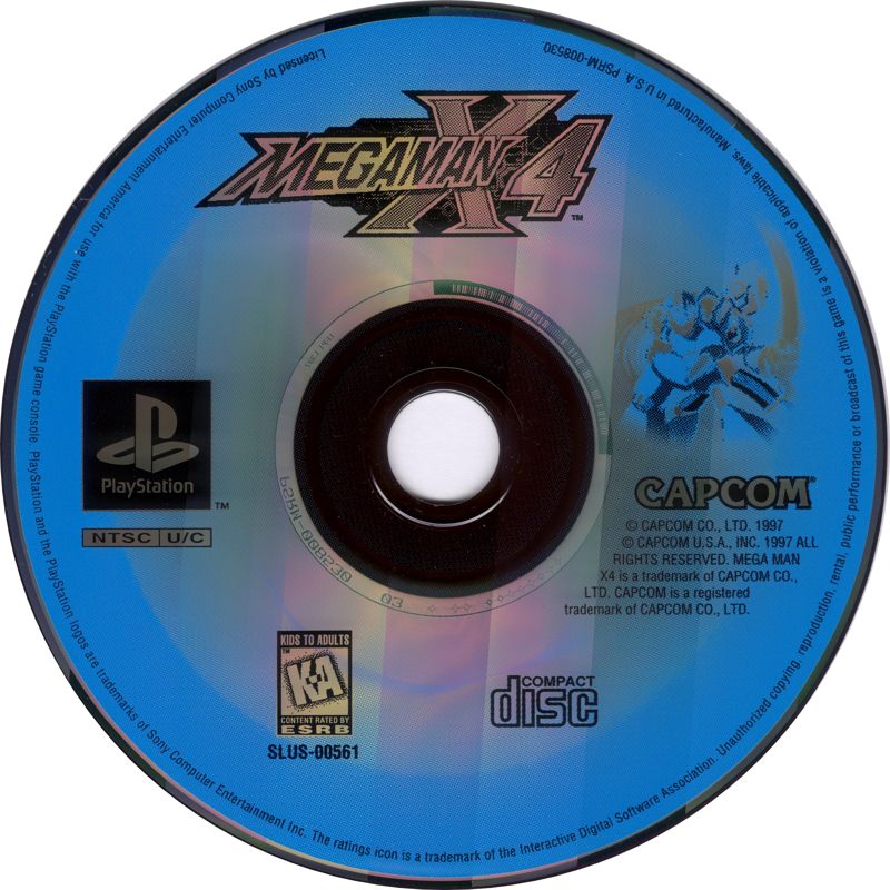 Media for Mega Man X4 (PlayStation)