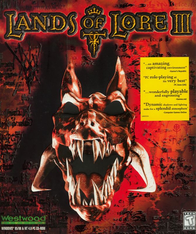 Front Cover for Lands of Lore III (Windows)