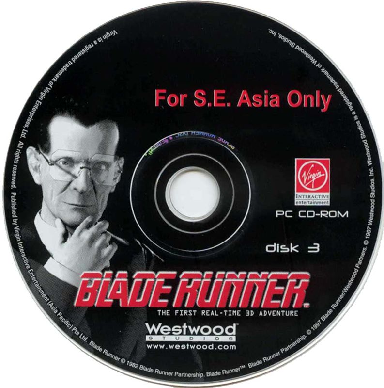 Media for Blade Runner (Windows) (East Asia): Disc 3