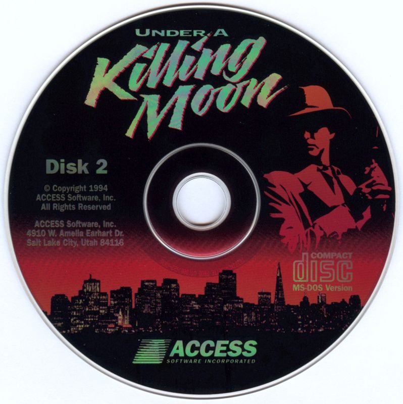 Media for Under a Killing Moon (DOS): Disc 2