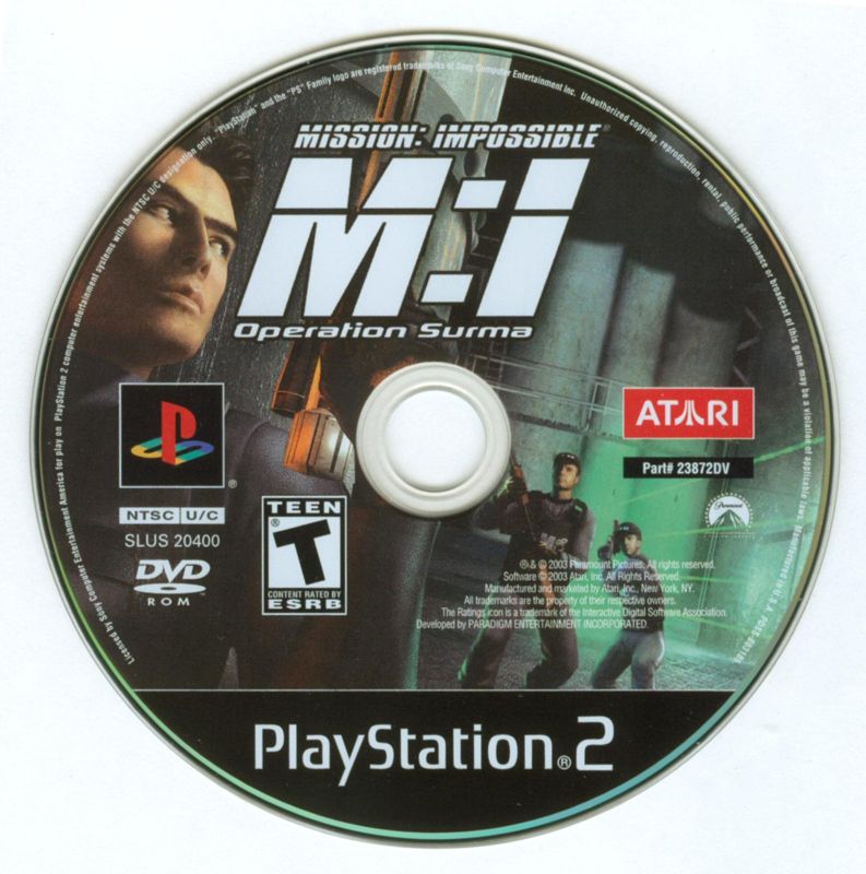 Media for Mission: Impossible - Operation Surma (PlayStation 2)