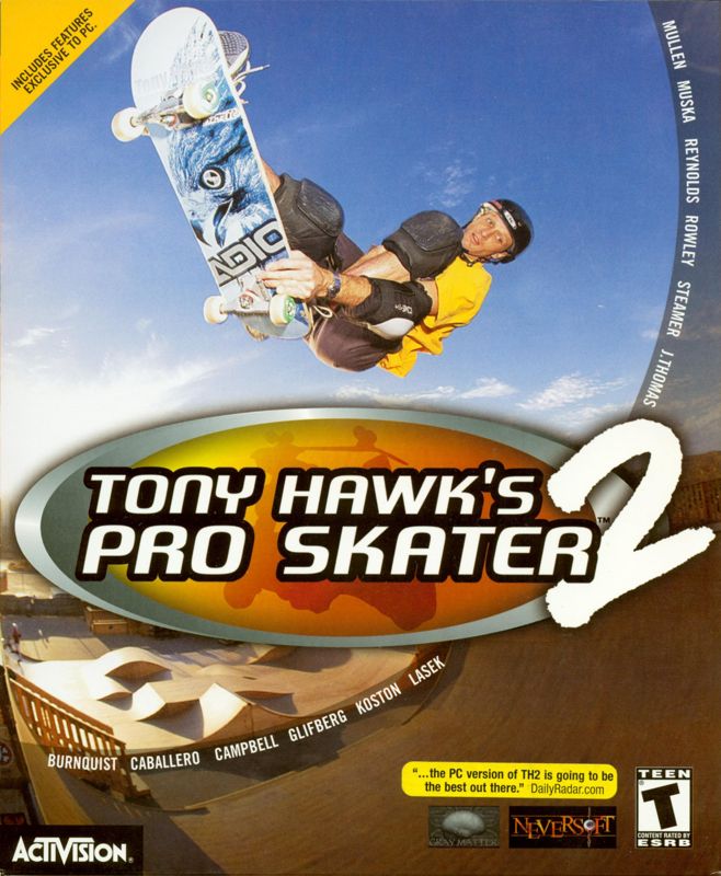Front Cover for Tony Hawk's Pro Skater 2 (Windows)