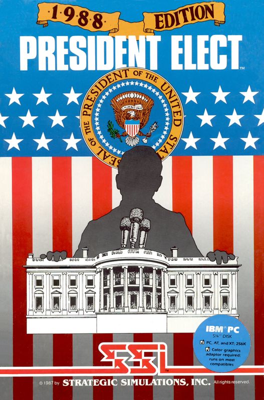 Front Cover for President Elect: 1988 Edition (DOS)