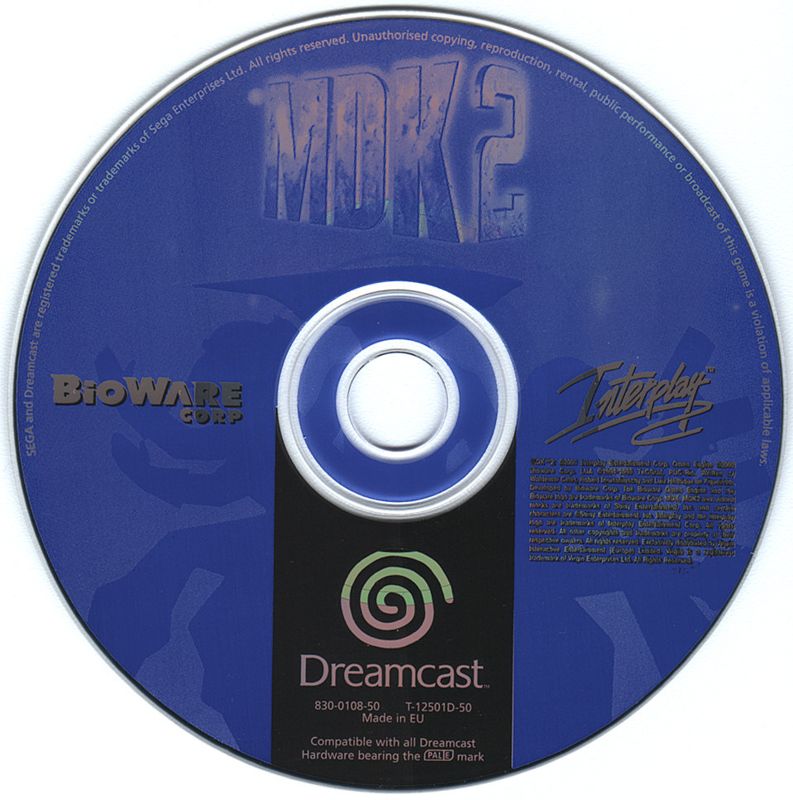 Media for MDK 2 (Dreamcast)