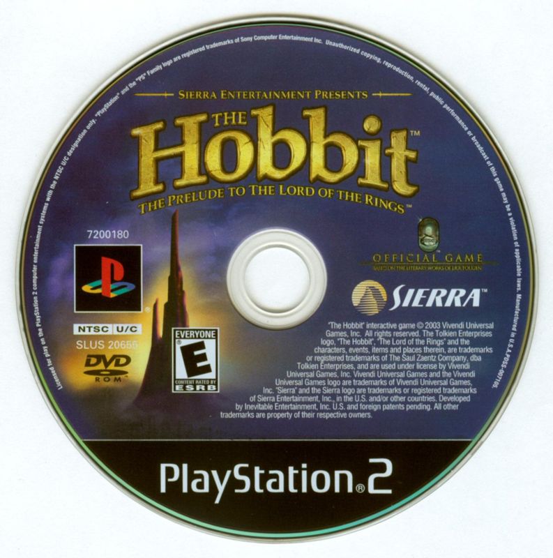 Media for The Hobbit (PlayStation 2)