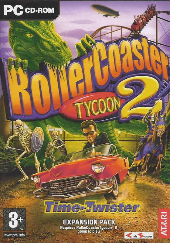 Front Cover for RollerCoaster Tycoon 2: Time Twister (Windows)