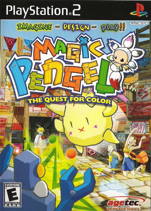 Front Cover for Magic Pengel: The Quest for Color (PlayStation 2)