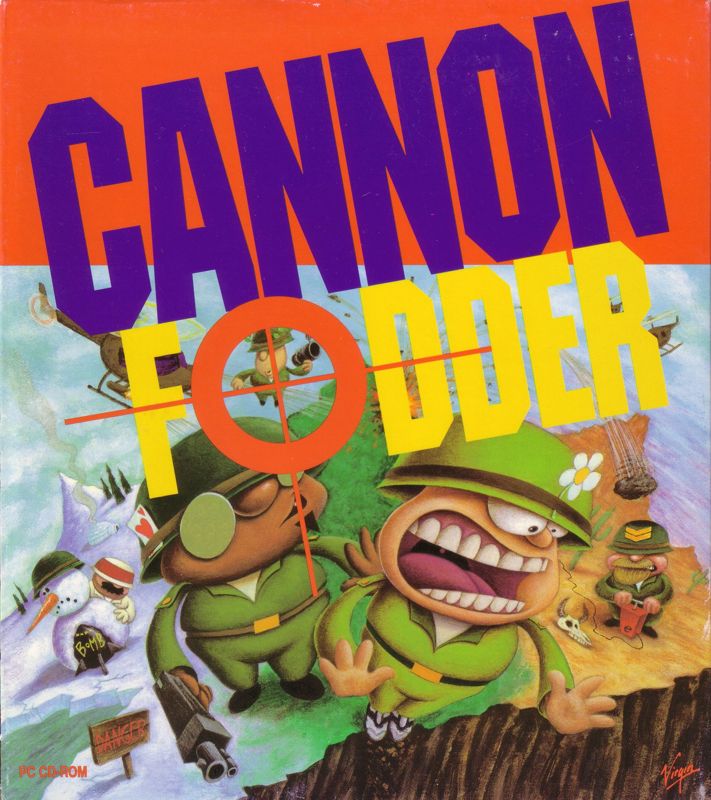 Front Cover for Cannon Fodder (DOS)