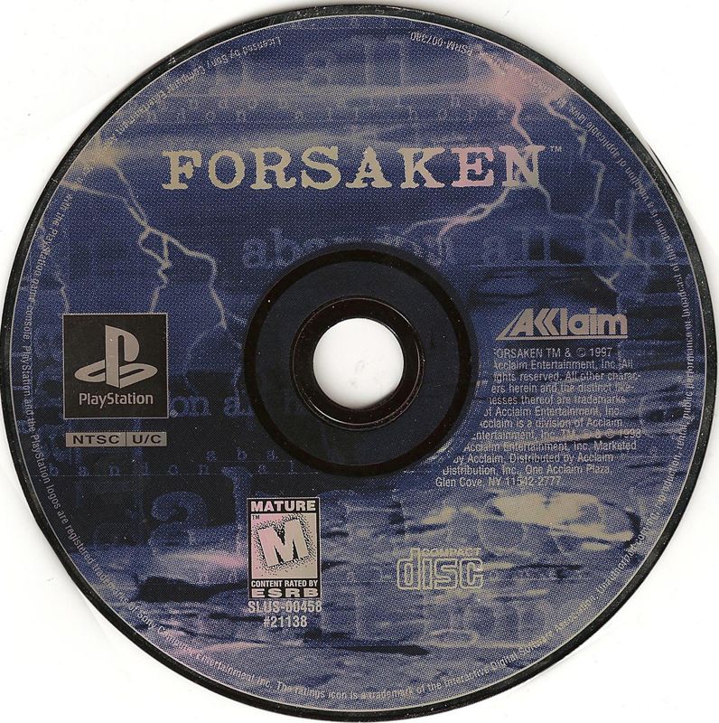 Forsaken cover or packaging material - MobyGames