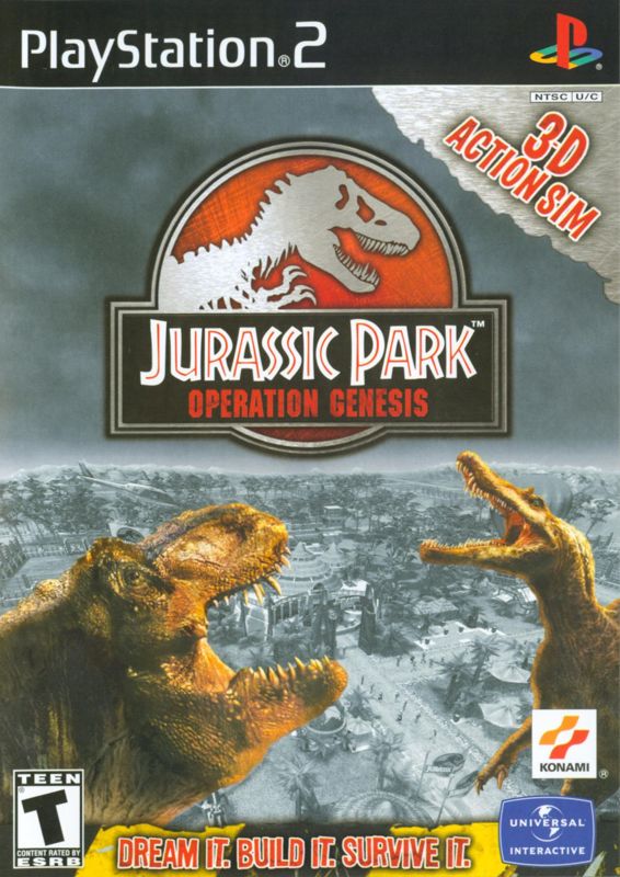 Front Cover for Jurassic Park: Operation Genesis (PlayStation 2)