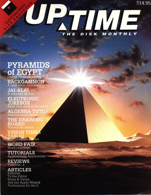 Front Cover for Pyramids of Egypt (Apple II)